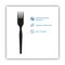 Dixie SmartStock Series-O 6 in. Heavyweight Plastic Cutlery Forks Refill - Black (40/Pack, 24 Packs/Carton)